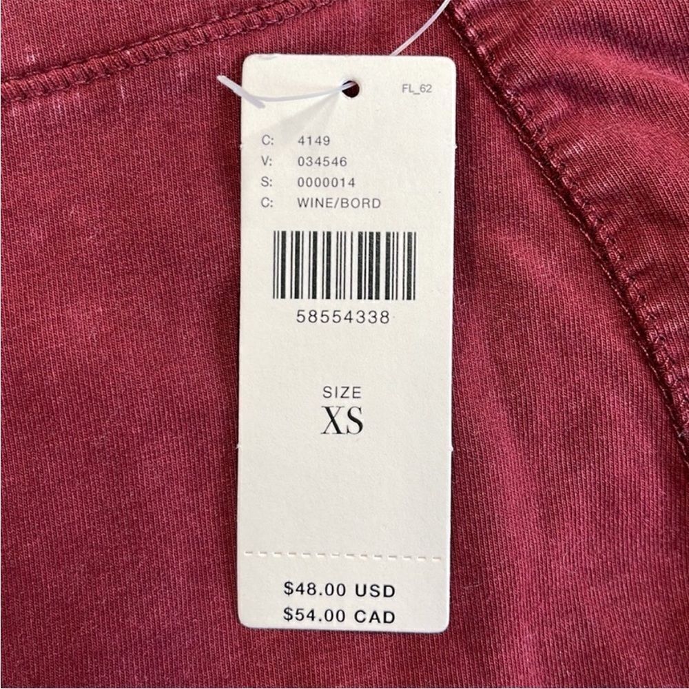 Anthropologie Saturday Sunday NWT High Rise curve hem legging’s XS - Picture 5 of 10